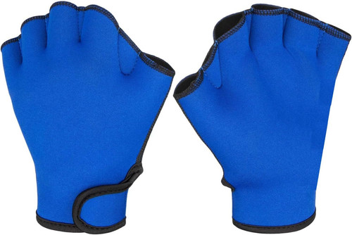 Pair swimming gloves - gloves, aquatic